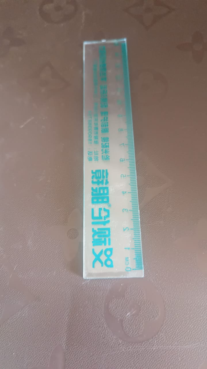 Premium Transparent Plastic Scale 15cm (1 Pc)