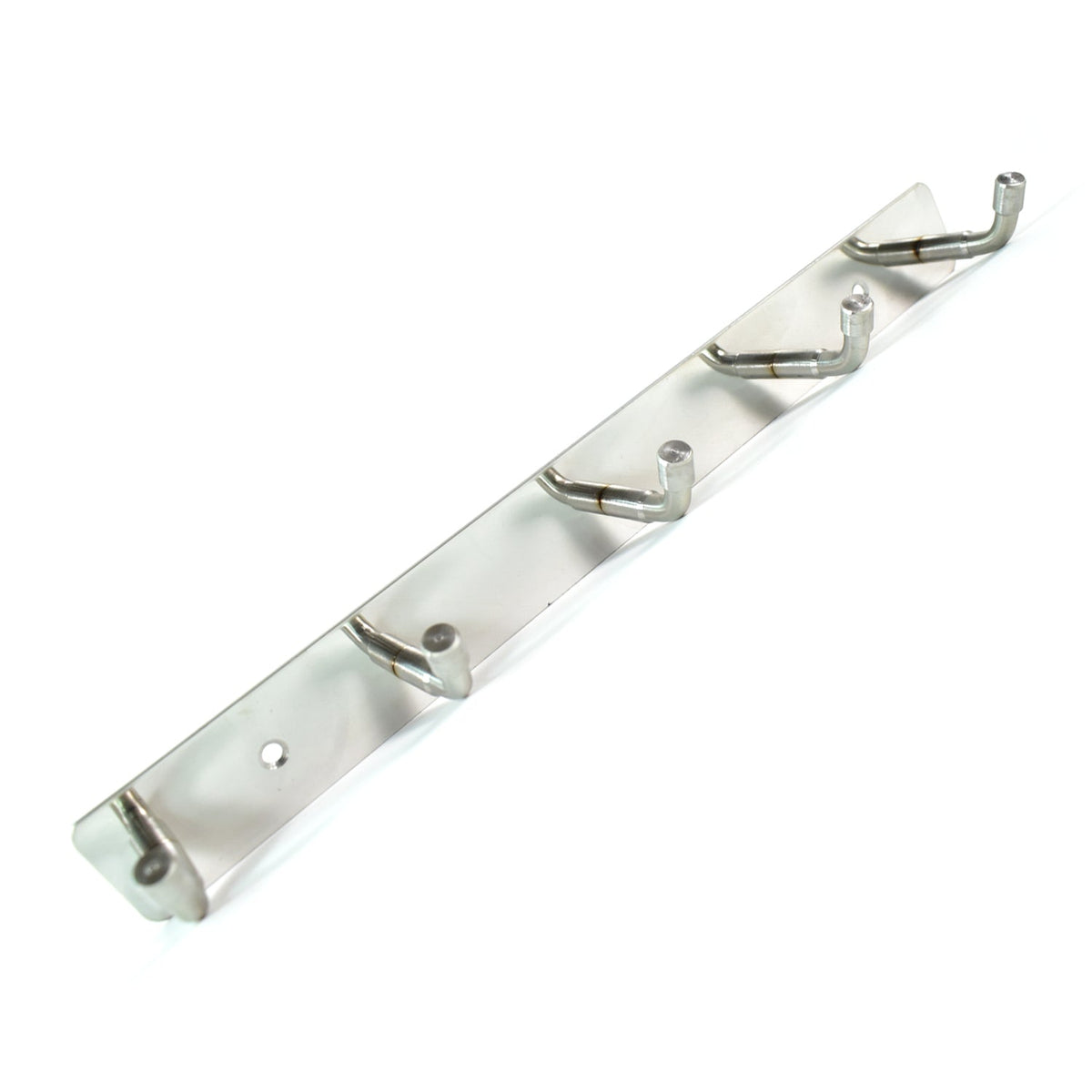 Stainless Steel Wall Mounted Coat 5 Hook Rack (26x3 / 1 Pc)