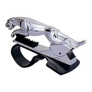 Jaguar Car Phone Holder Leopard Design Cellphone GPS Stand 360 Degree Mount Adjustable Clip Holder