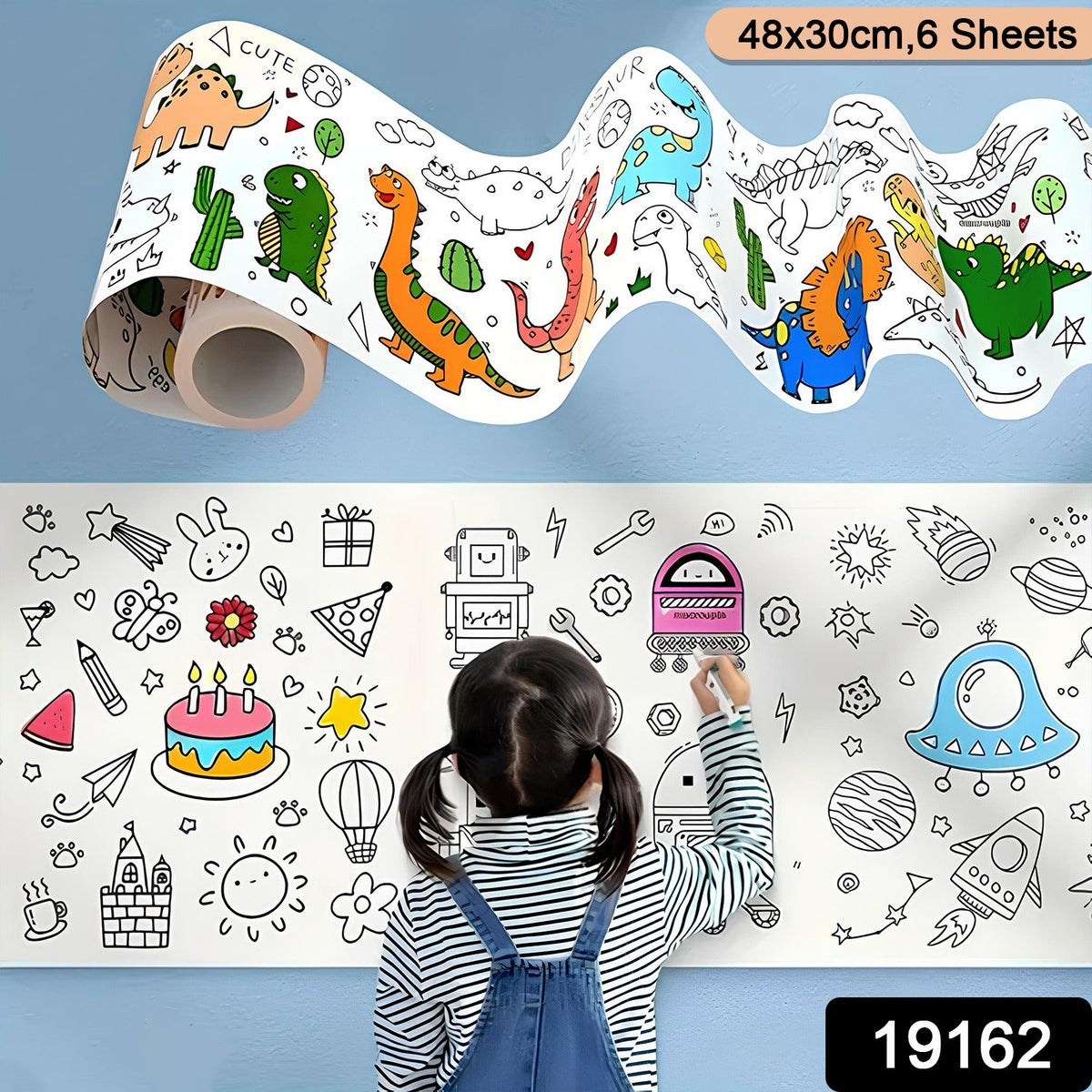 Smart Art Jumbo Coloring Roll