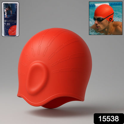 Konex Professional Silicone Swimming Cap (1 Pc)